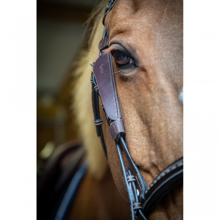 Œillères en cuir PENELOPE LEPREVOST Sellerie Equi'Nature
