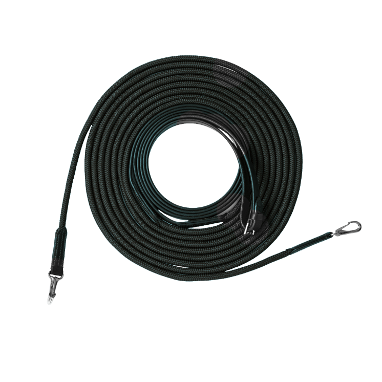 Longues rênes cuir/corde RIDING WORLD Sellerie Equi'Nature