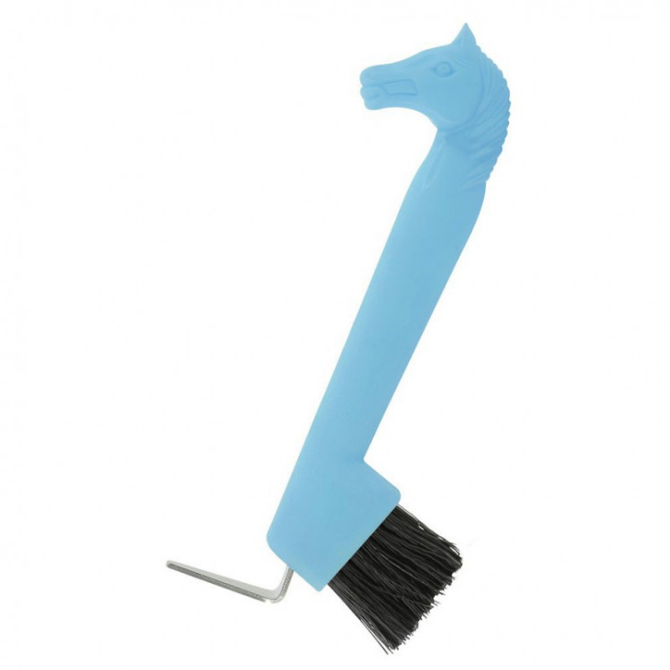 Cure-pied tête de cheval avec brosse HIPPOTONIC Sellerie Equi'Nature