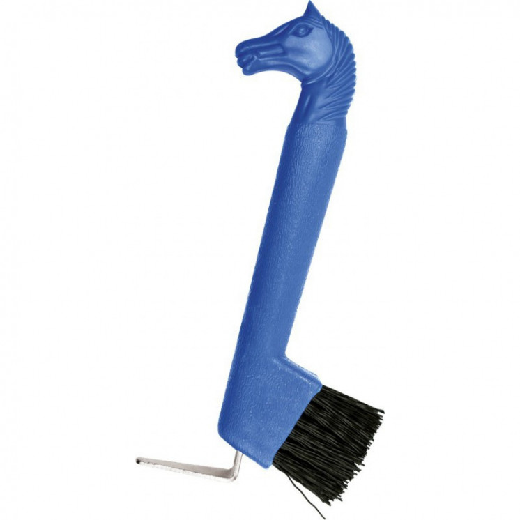Cure-pied tête de cheval avec brosse HIPPOTONIC Sellerie Equi'Nature