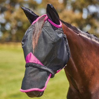 Masque Anti-Mouches avec oreilles et nez WEATHERBEETA Sellerie Equi'Nature