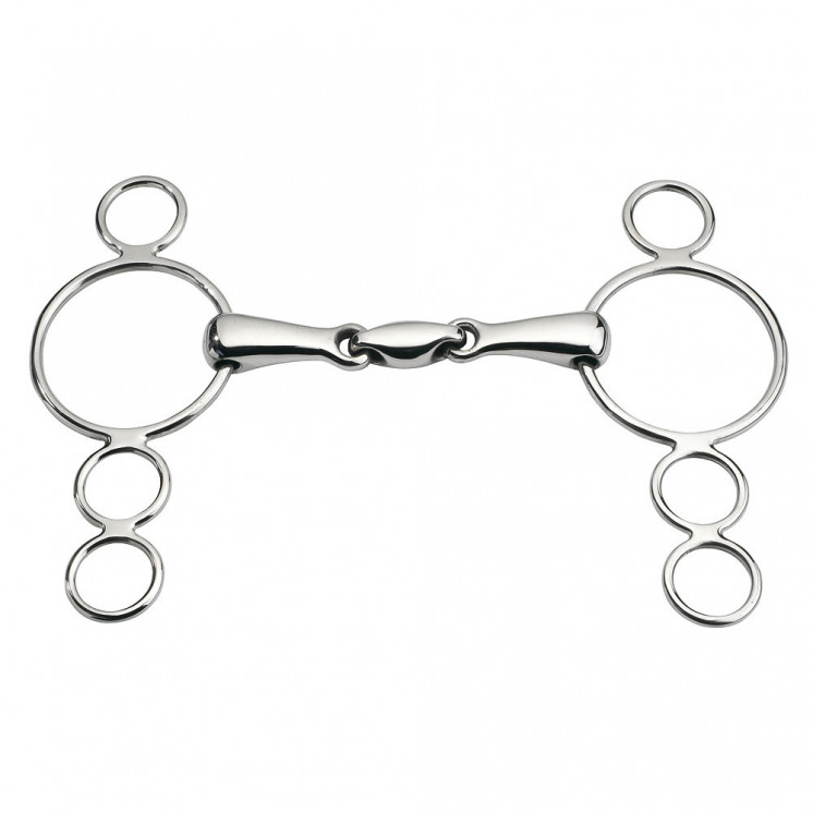 Mors réglable 4 anneaux anatomic FEELING Sellerie Equi'Nature