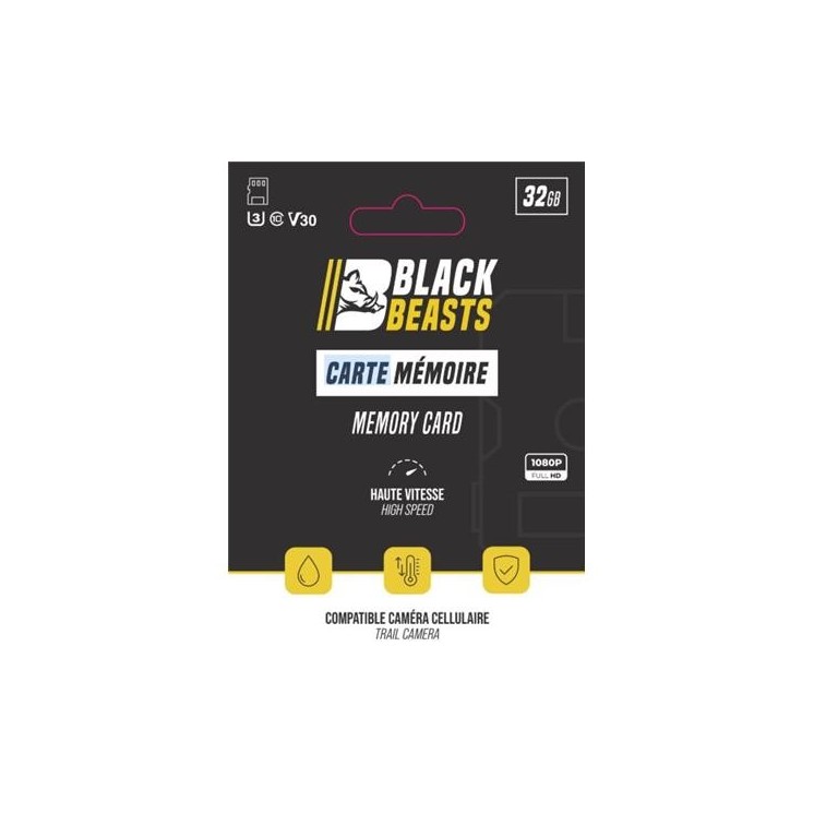 Carte mémoire 32GB BLACK BEASTS Sellerie Equi'Nature