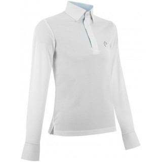 Polo de concours mesh avec manches enfant EQUITHEME