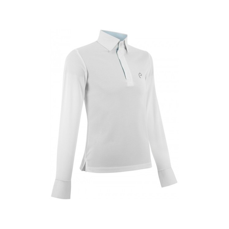 Polo de concours mesh avec manches enfant EQUITHEME