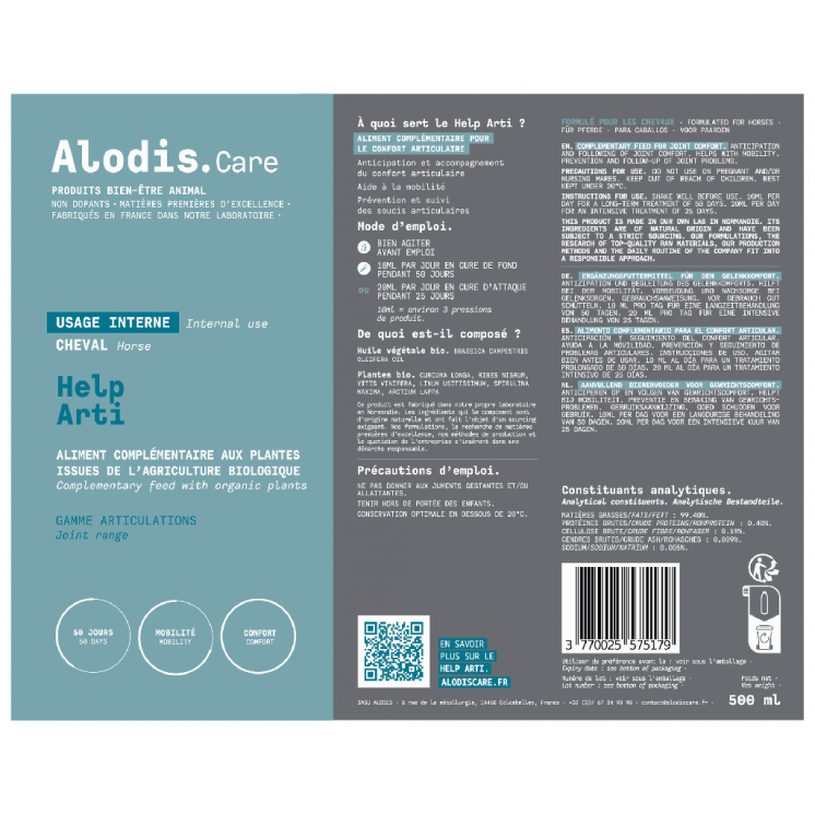 Aliment complémentaire Help Arti ALODIS CARE