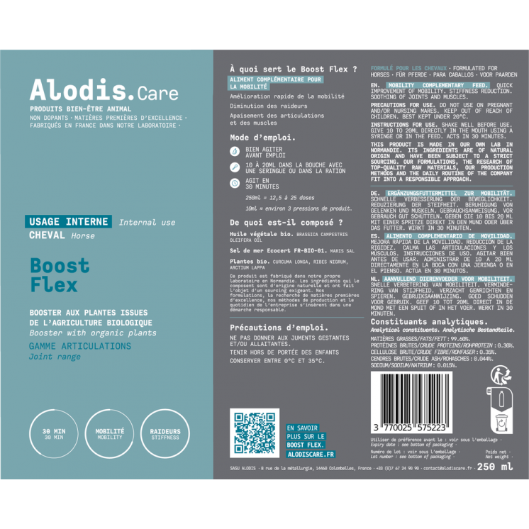 Aliment complémentaire Boost Flex ALODIS CARE
