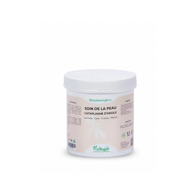 Cataplasme d'argile soins de la peau NUTRAGILE