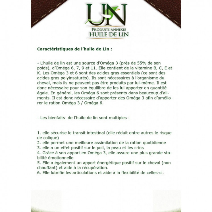 Huile de Lin UNGULA