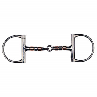 Mors Verdun Inox avec rouleaux cuivre FEELING Sellerie Equi'Nature