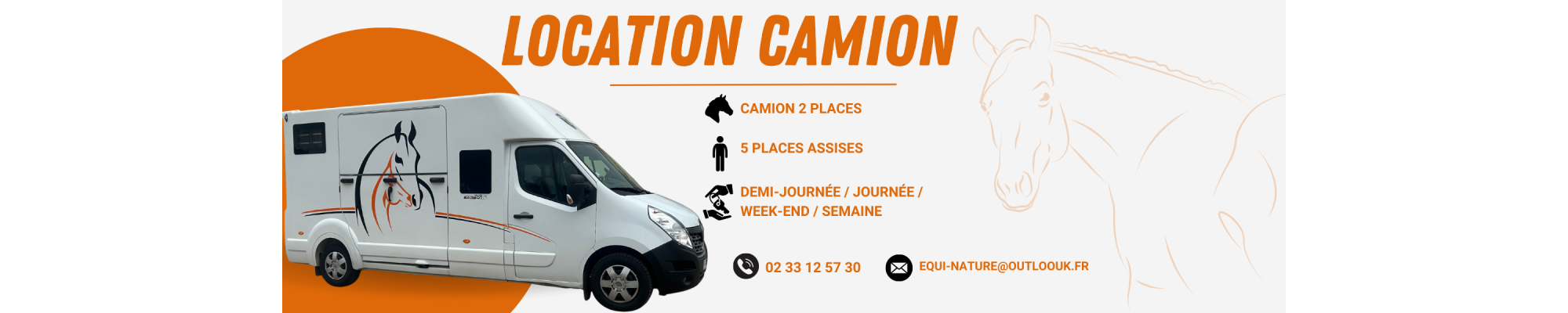 Location camion pour chevaux